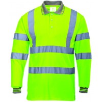 POLO ALTA VISIBIL M/COMP AMARELO S277 POLO ALTA VISIBIL M/COMP AMARELO S277